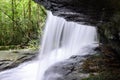 Tham Yai Waterfall at Phu Kradueng national park in Loei, Thailand Royalty Free Stock Photo