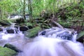 Tham Yai Waterfall at Phu Kradueng national park in Loei, Thailand Royalty Free Stock Photo