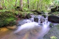 Tham Yai Waterfall at Phu Kradueng national park in Loei, Thailand Royalty Free Stock Photo