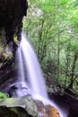 Tham Yai Waterfall at Phu Kradueng national park in Loei, Thailand Royalty Free Stock Photo