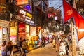 Thamel , Kathmandu, Nepal. 03/10/2019. Streets of Thamel during an afternoon