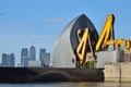 Thames barrier closed Royalty Free Stock Photo