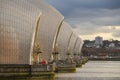 Thames Barrier daytime view, London, United Kingdom Royalty Free Stock Photo