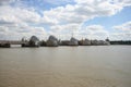 Thames barrier, London Royalty Free Stock Photo