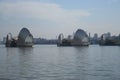 Thames barrier London Royalty Free Stock Photo