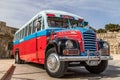 Thames bus in Valletta Royalty Free Stock Photo