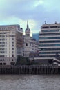 Thames embankment and London architecture