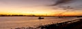 Thames Estuary, Sunset at Holehaven Creek, Canvey Island