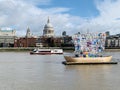 Tate Modern Art River Boat Artwork 