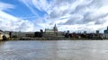 London Thames River view from Southbank