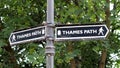 Thames Path Royalty Free Stock Photo