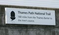 Thames Path sign