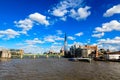 Thames River and Southwark Bridge Royalty Free Stock Photo