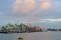Thames riverside development Wapping London UK