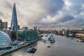 The Thames from the Tower Bridge Royalty Free Stock Photo