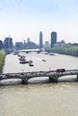 Thames and westminster bridge