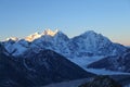 Himalayan mountains in the early morning Royalty Free Stock Photo