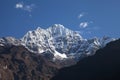 Thamserku peak (6,608m) Nepal Royalty Free Stock Photo