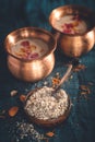 Thandai Drink, Traditional Indian Drink for Diwali and Holi Festival