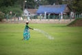 THANGAUR, INDIA-FEBRUARY 13: Indian worker on February 13, 2013