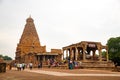 Thanjavur, India - December 11th 2022: Thanjavur Big Temple. Brihadeeswara Temple, Thanjavur, Tamilnadu , India. Load Shiva Temple