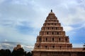 Bell tower of the thanjavur maratha palace with sky Royalty Free Stock Photo