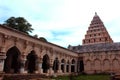 People hall with bell tower of the thanjavur maratha palace Royalty Free Stock Photo