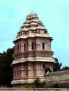 The thanjavur maratha palace entrance tower Royalty Free Stock Photo