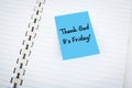 Thank God it is Friday Royalty Free Stock Photo