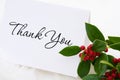 Thank You Card Royalty Free Stock Photo