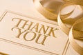Thank you card Royalty Free Stock Photo