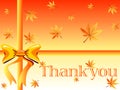 Thank you card Royalty Free Stock Photo