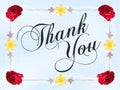 Thank You Card Royalty Free Stock Photo