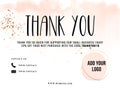 Thank You Card greeting, customer service tempalte thank you for purchase card , engaging promotion Voucher , post purchase insert