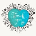 Thank you card Royalty Free Stock Photo