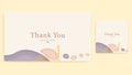 thank you card pink and purple abstract design background thanks card aesthetic