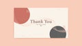 thank you card template, printable aesthetic thank you card template