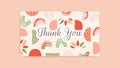 thank you card template, printable custom small business card