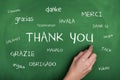 Thank You in Different Languages Royalty Free Stock Photo