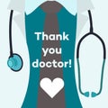 Thank you doctor - concept illustration