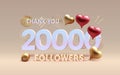 Thank you 20000 followers, peoples online social group, happy banner celebrate, Vector illustration