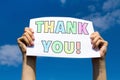 Thank you, gratitude concept Royalty Free Stock Photo