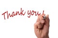 Thank you! Royalty Free Stock Photo