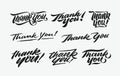 Thank you hand written lettering bundle 1