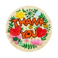 thank you love heart flower mind spiritual craft healing mental embroidery mandala handmade leisure hobby sewing illustration