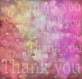 Thank you love hearts wall paper background