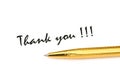 Thank you message Royalty Free Stock Photo