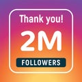 Thank you 2 million followers congratulation subscribe. 2m like follow anniversary