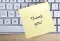 Thank You Note Royalty Free Stock Photo
