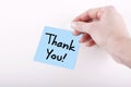 THANK YOU NOTE Royalty Free Stock Photo